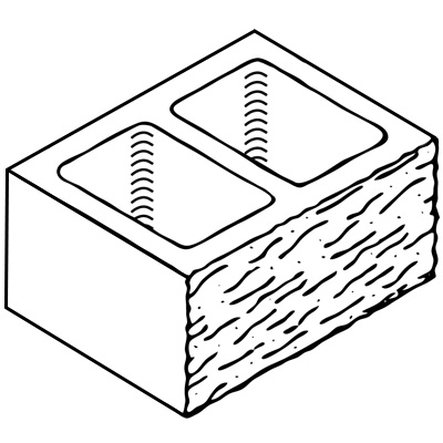 Split Face Rib Block 2 Rib Zappala Block | Split Face